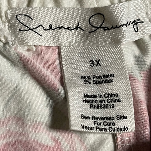 French Laundry Floral leggings size 3X - Picture 4 of 5